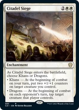 Citadel Siege, Commander 2021 85