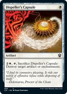 Dispeller's Capsule, Commander 2021 89