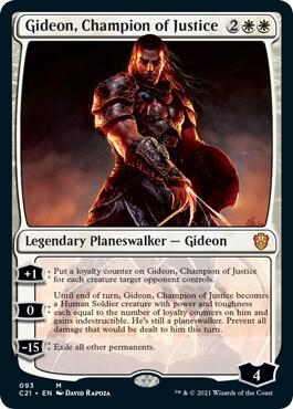 Gideon, Champion of Justice, Commander 2021 93