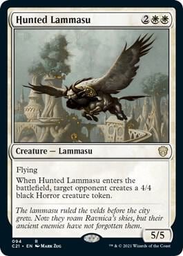 Hunted Lammasu, Commander 2021 94
