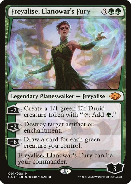 Freyalise, Llanowar's Fury, Commander Collection: Green 1