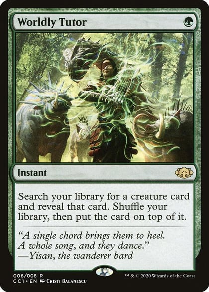 Worldly Tutor, Commander Collection: Green 6
