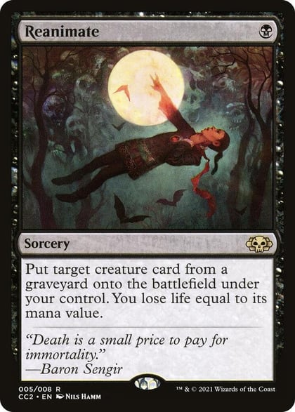 Reanimate, Commander Collection: Black 5