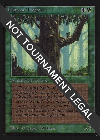 Ironroot Treefolk (CE), Collector's Edition #97520