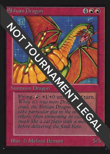 Shivan Dragon (CE), Collector's Edition #97616