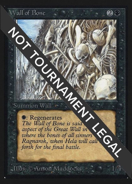 Wall of Bone (CE), Collector's Edition #97659
