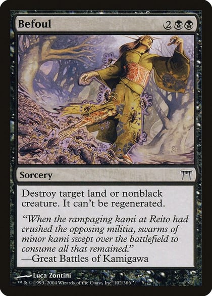 Befoul, Champions of Kamigawa 102