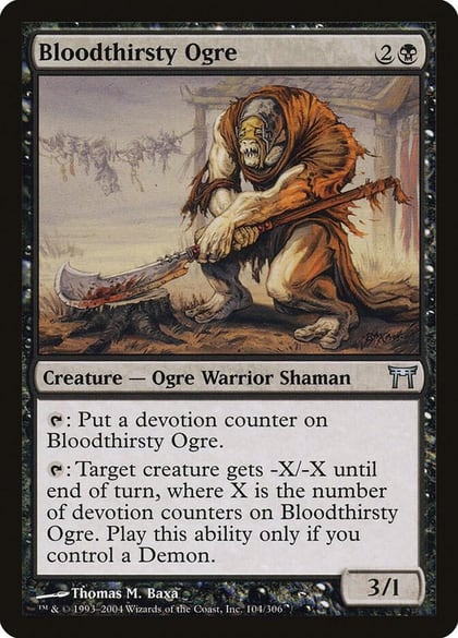 Bloodthirsty Ogre, Champions of Kamigawa 104