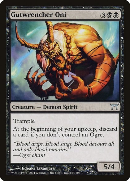 Gutwrencher Oni, Champions of Kamigawa 113