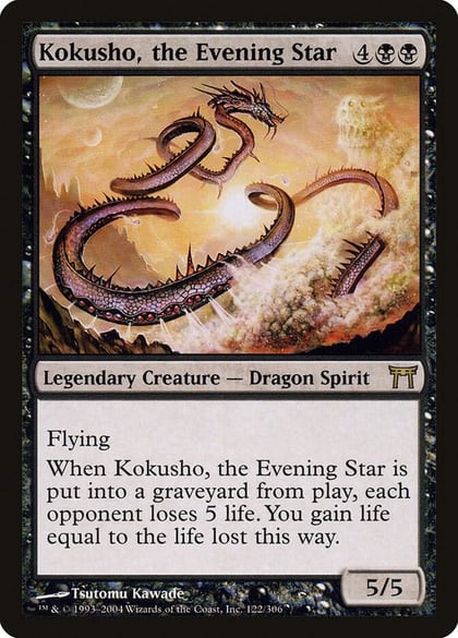 Kokusho, the Evening Star, Champions of Kamigawa 122