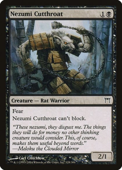 Nezumi Cutthroat, Champions of Kamigawa 128