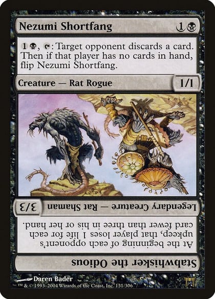 Nezumi Shortfang // Stabwhisker the Odious, Champions of Kamigawa 131