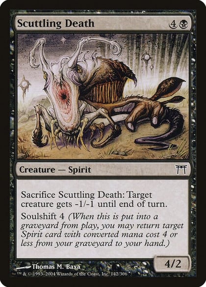 Scuttling Death, Champions of Kamigawa 142