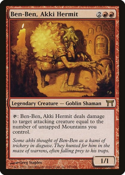 Ben-Ben, Akki Hermit, Champions of Kamigawa 157