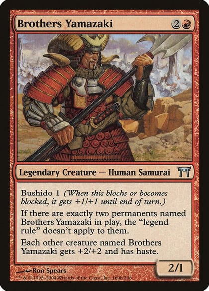 Brothers Yamazaki (160b Pike), Champions of Kamigawa 160b