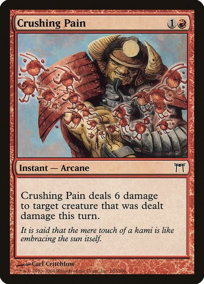 Crushing Pain, Champions of Kamigawa 162