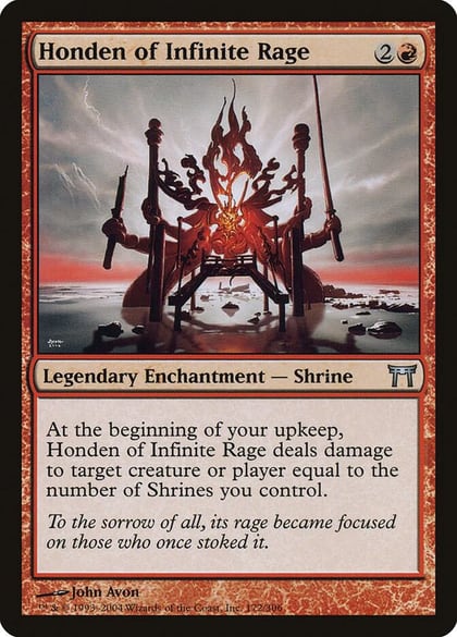 Honden of Infinite Rage, Champions of Kamigawa 172