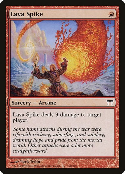 Lava Spike, Champions of Kamigawa 178