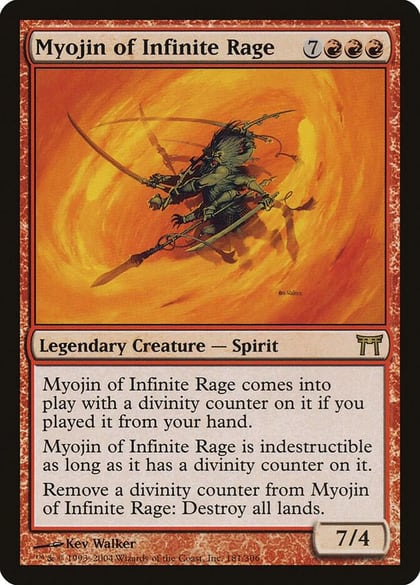 Myojin of Infinite Rage, Champions of Kamigawa 181