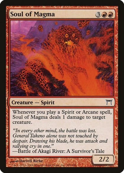Soul of Magma, Champions of Kamigawa 189