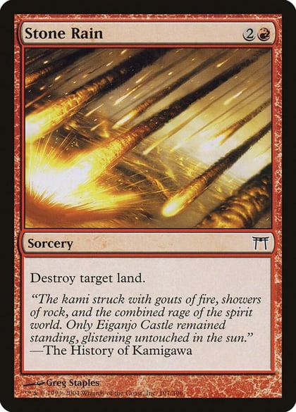 Stone Rain, Champions of Kamigawa 191