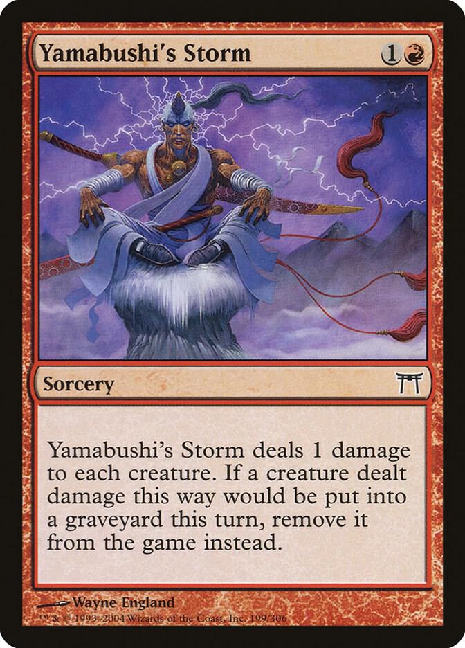 Yamabushi's Storm, Champions of Kamigawa 199