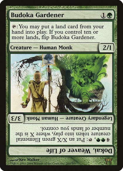 Budoka Gardener // Dokai, Weaver of Life, Champions of Kamigawa 202