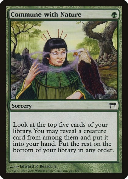 Commune with Nature, Champions of Kamigawa 204