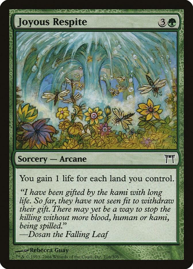 Joyous Respite, Champions of Kamigawa 216