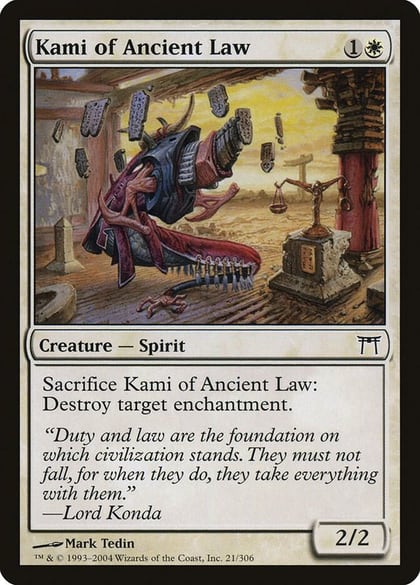 Kami of Ancient Law, Champions of Kamigawa 21