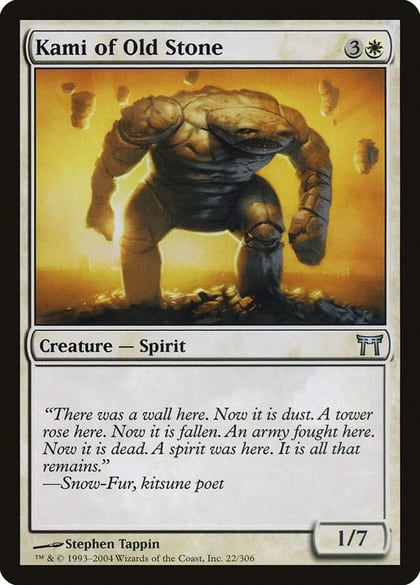 Kami of Old Stone, Champions of Kamigawa 22