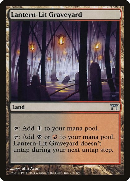 Lantern-Lit Graveyard, Champions of Kamigawa 278