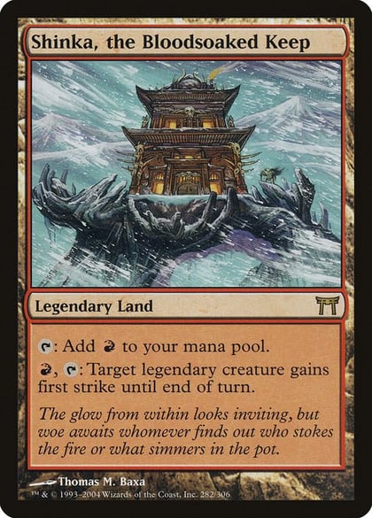 Shinka, the Bloodsoaked Keep, Champions of Kamigawa 282