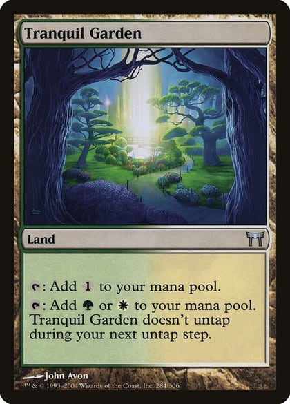 Tranquil Garden, Champions of Kamigawa 284