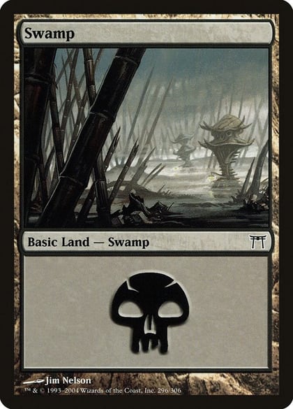 Swamp (296), Champions of Kamigawa 296