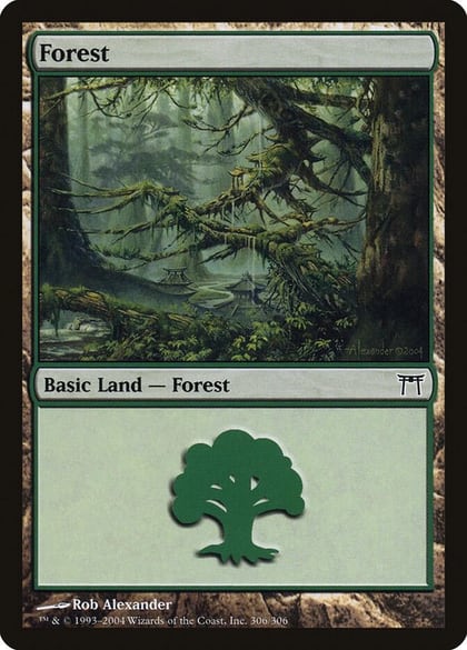 Forest (306), Champions of Kamigawa 306