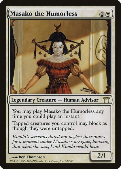 Masako the Humorless, Champions of Kamigawa 33