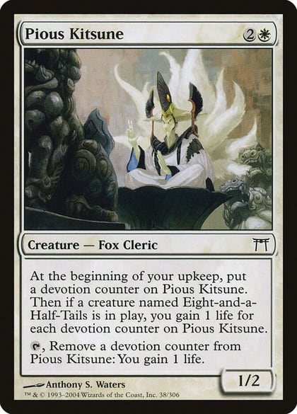 Pious Kitsune, Champions of Kamigawa 38