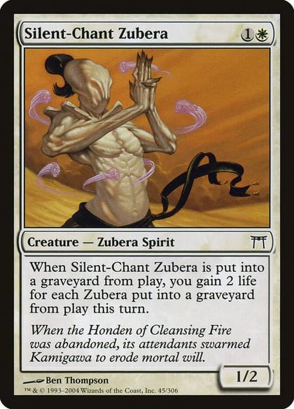 Silent-Chant Zubera, Champions of Kamigawa 45