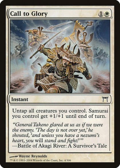 Call to Glory, Champions of Kamigawa 4
