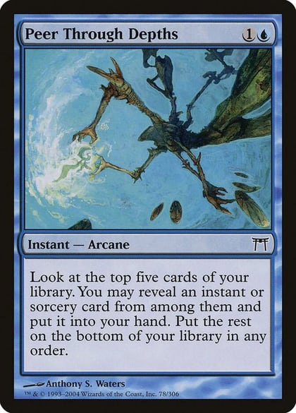 Peer Through Depths, Champions of Kamigawa 78