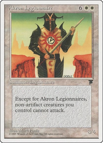 Akron Legionnaire, Chronicles #3354