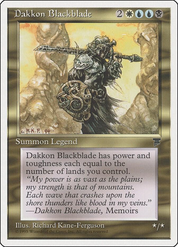 Dakkon Blackblade, Chronicles #3382