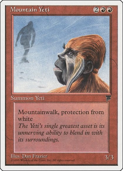 Mountain Yeti, Chronicles #3419