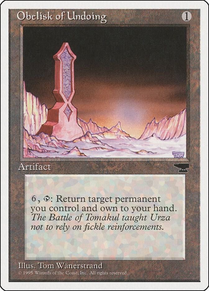 Obelisk of Undoing, Chronicles #3422