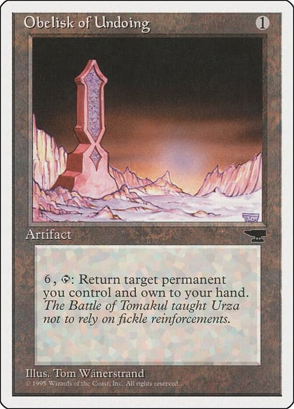 Obelisk of Undoing, Chronicles #3422