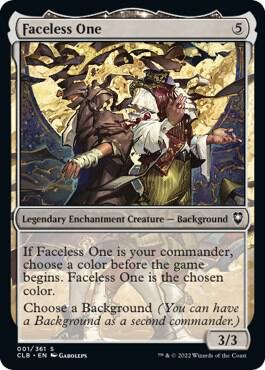 Faceless One, Commander Legends: Battle for Baldur's Gate 1