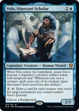 Volo, Itinerant Scholar, Commander Legends: Battle for Baldur's Gate 103