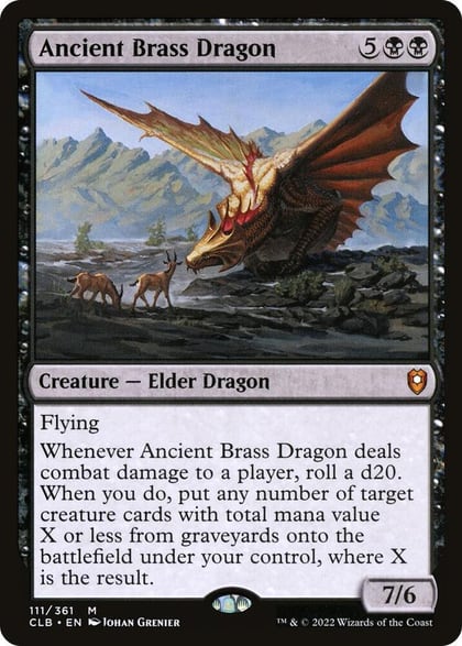 Ancient Brass Dragon, Commander Legends: Battle for Baldur's Gate 111