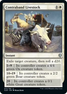Contraband Livestock, Commander Legends: Battle for Baldur's Gate 12